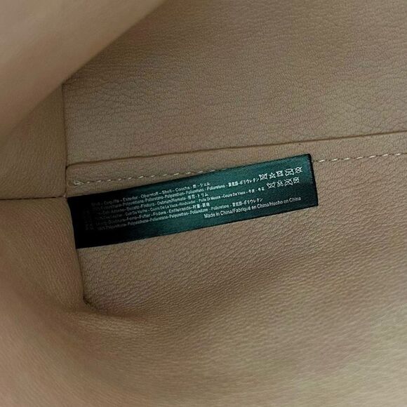 Anthropologie Suede Tassel Flat Envelope Clutch with Crossbody Strap Blush Pink - Picture 13 of 13